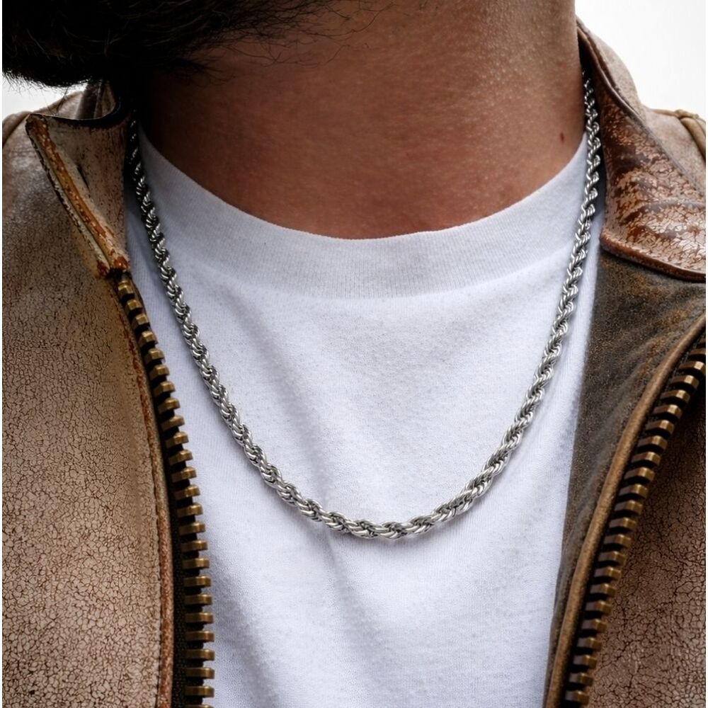 Stainless steel 4mm Rope Chain
